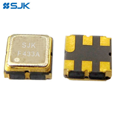 SMD DCC6 SAW Filter 3.8 X 3.8 Wide Frequency Range RoHS Compliant