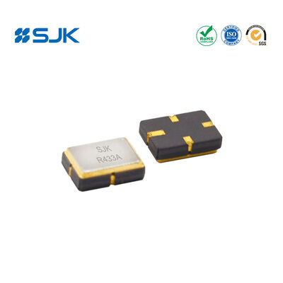 SMD QCC4A SAW Resonator 5035 Size 433.92MHz ±75KHz For Security Alarm