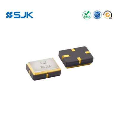SMD QCC4A SAW Resonator 5035 Size 315MHz ±75KHz For Security Alarm
